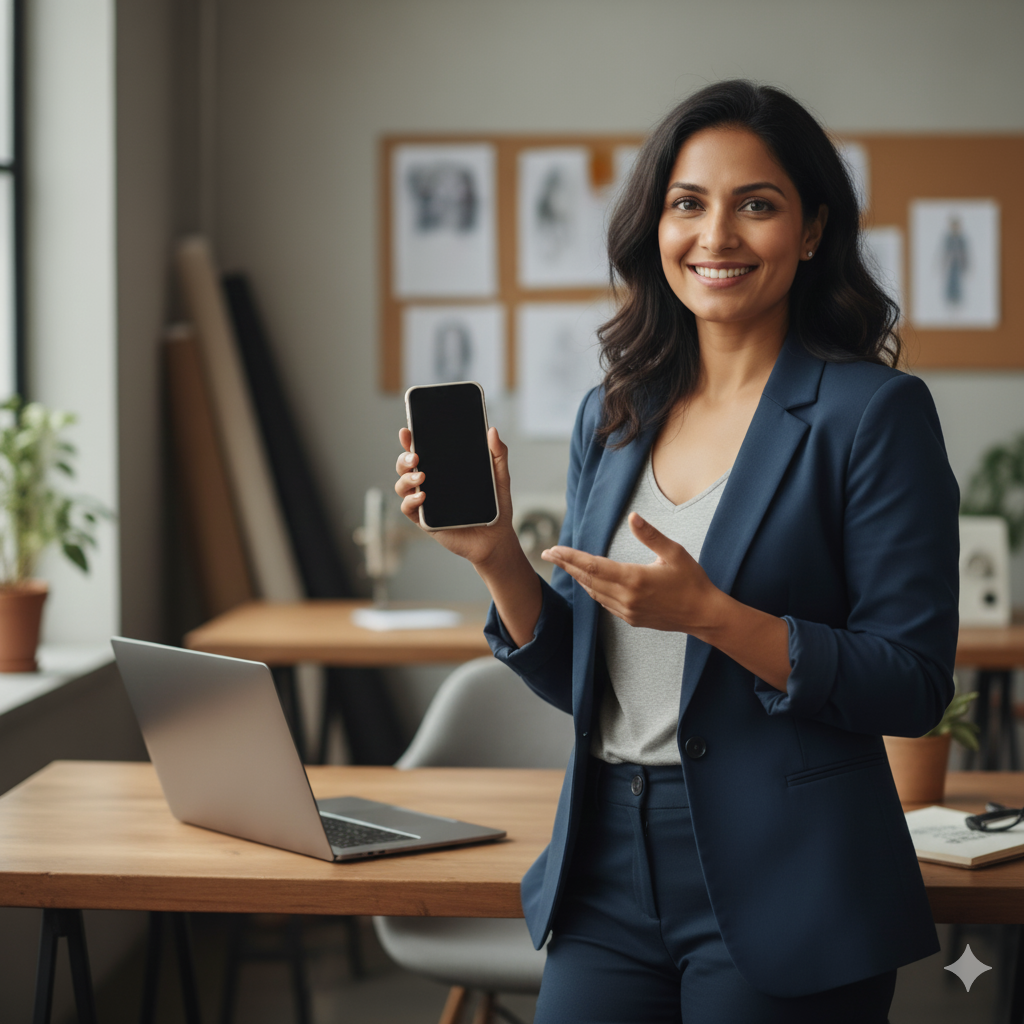 Small business owner signing documents electronically